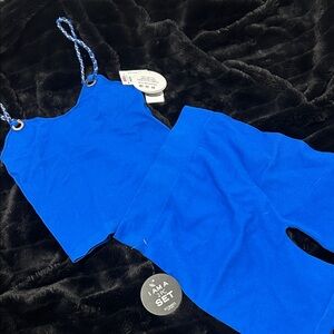 Dickies Royal Blue Chain Strap Top